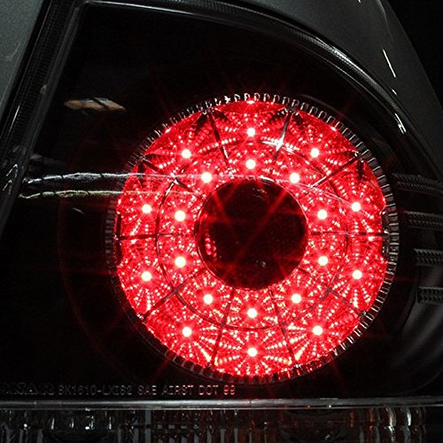 AKKON LED Tail Lights for 2001-2005 Lexus IS300 Altezza Sedan - Black Bezel Brake Lamps Outer Pair (Enhances Style & Safety for Night Driving)