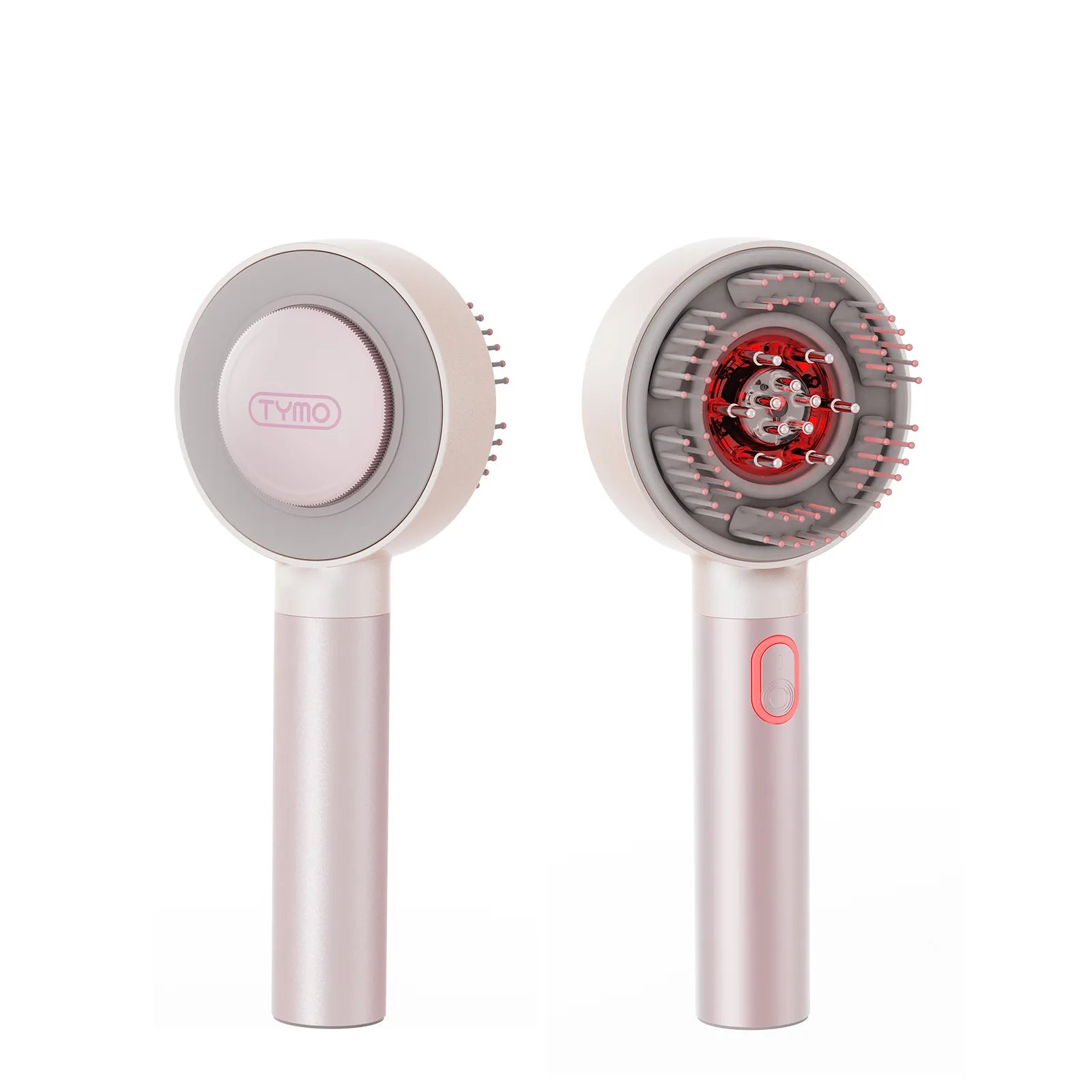 TYMO Trithera Hair Straightener Brush - 3-in-1 Flat Iron & Volumizer for Smooth, Frizz-Free Hair | Perfect for Home Use, Travel & Salon Styling