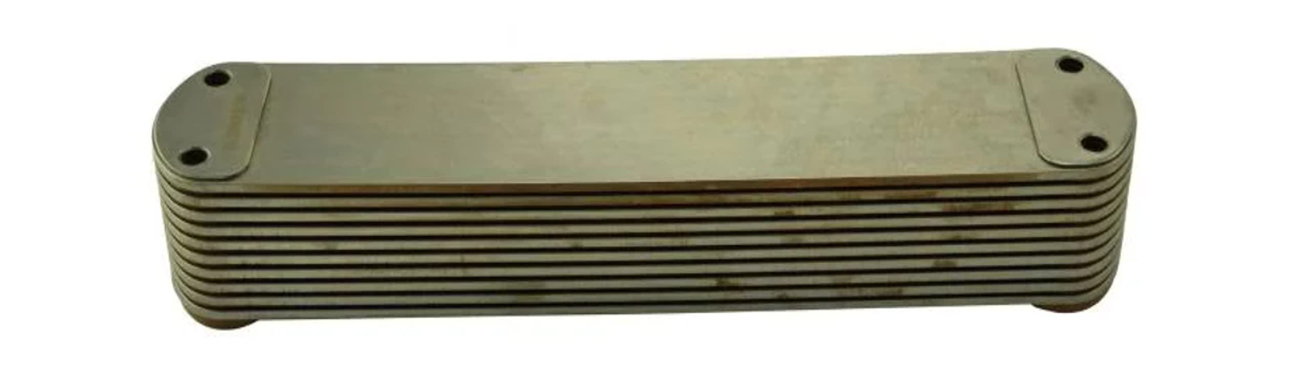 4059460 ISX Oil Cooler Core 63mm with Installation Gasket Kit - Heavy Duty Engine Cooling System Replacement for Cummins ISX Diesel Trucks & Commercial Vehicles