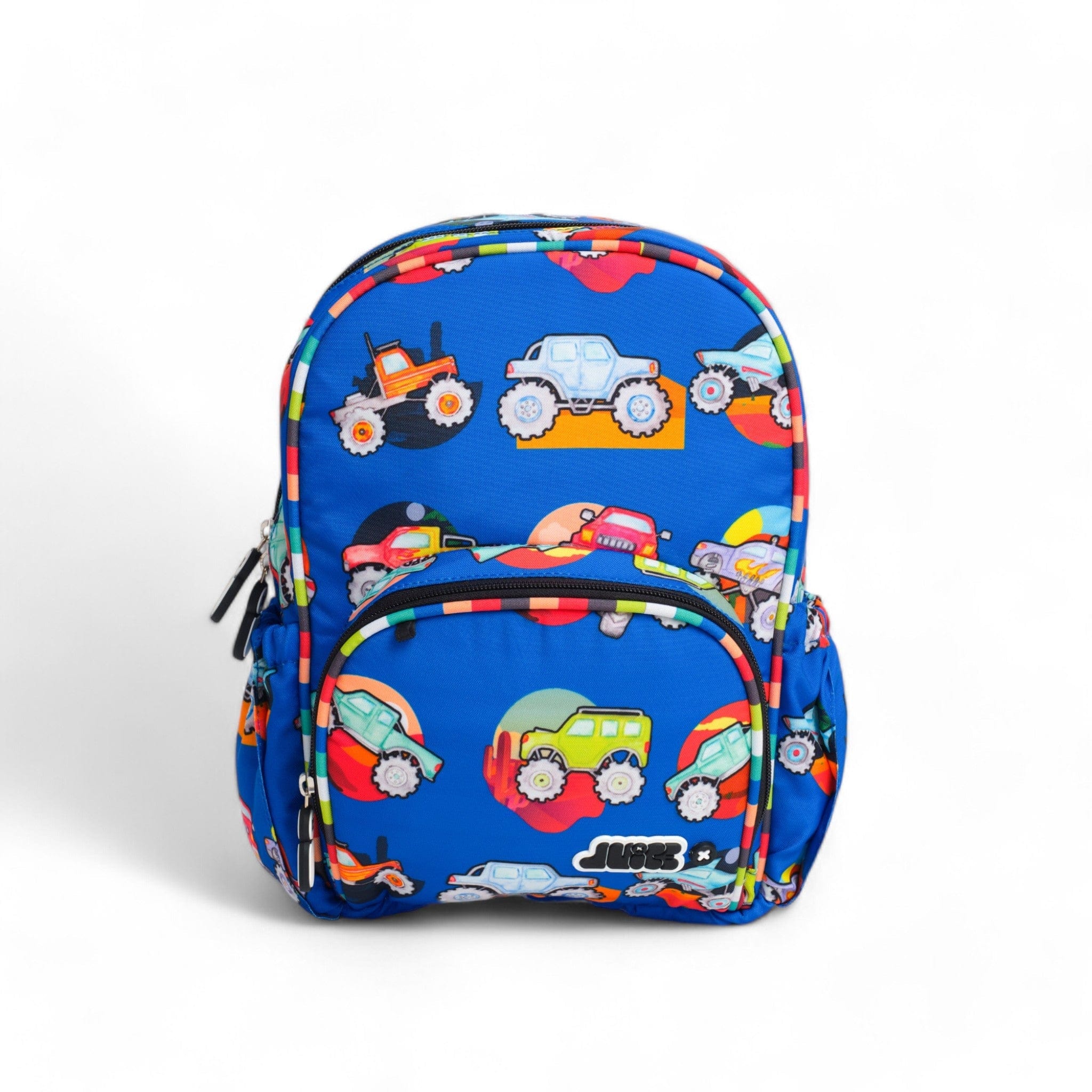 Monster Truck Themed Small Backpack for Kids - Durable & Lightweight School Bag for Boys & Girls - Perfect for School, Travel & Outdoor Adventures