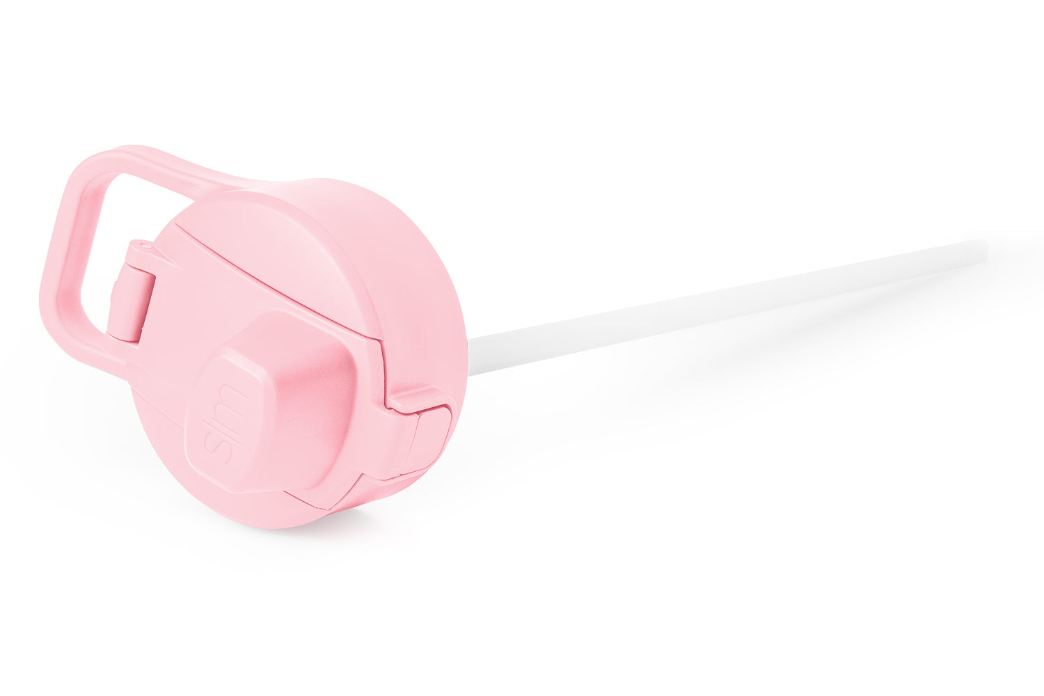 Eco-Friendly Plastic Summit Cup with Simple Flip Silicone Straw Lid - Perfect for Travel, Office, and Outdoor Activities