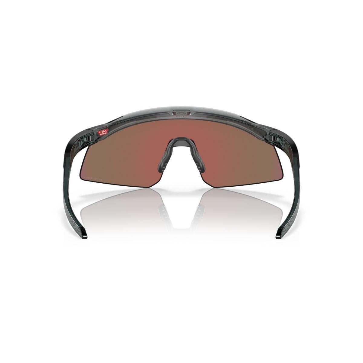 Oakley Hydra Crystal Black/Prizm Violet Sunglasses 0OO9229 922904 - Polarized Sports & Outdoor Activities