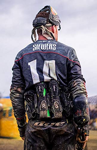Dye Precision Assault Pack Paintball Harness - Tactical Paintball Vest with Multiple Pod Holders for Speedball & Woodsball Scenarios