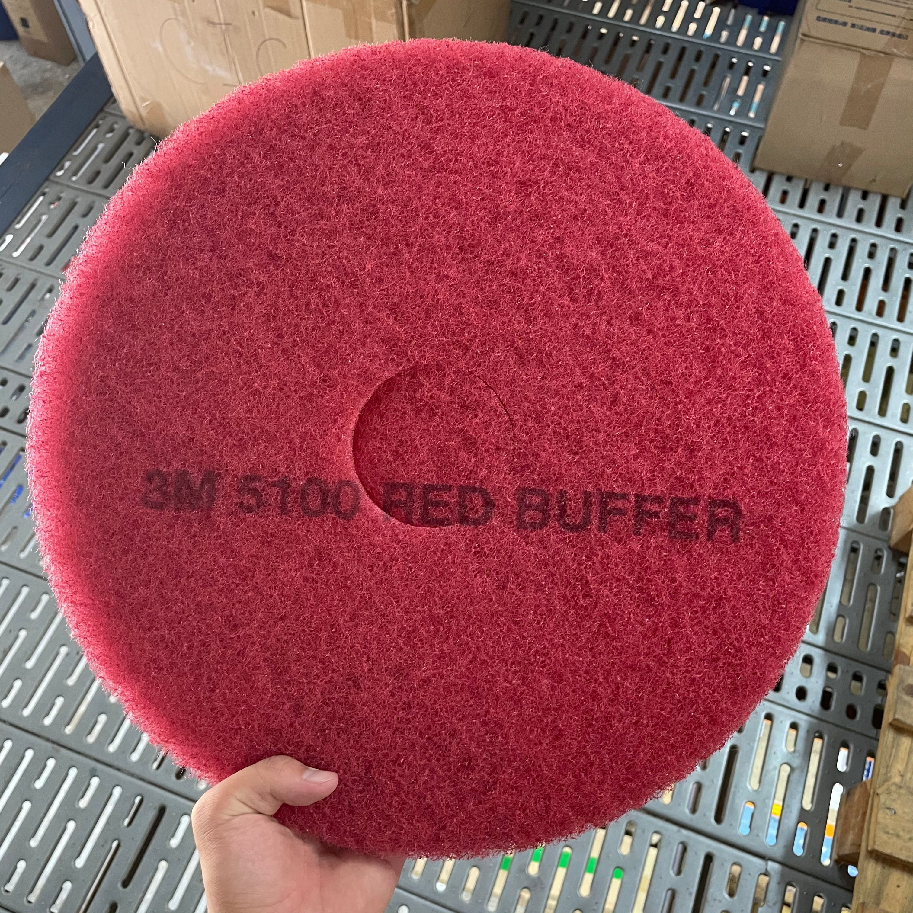 3M 5100 Red Buffer Floor Pad 16
