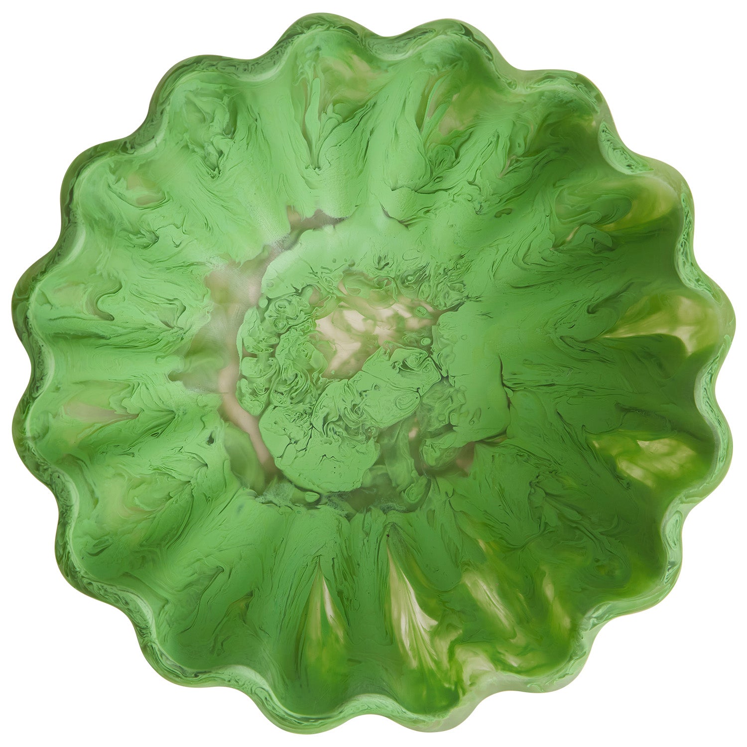 Venus Bowl - Emerald Green Ceramic Serving Bowl for Salads, Pasta & Desserts | Elegant Dining & Entertaining Tableware