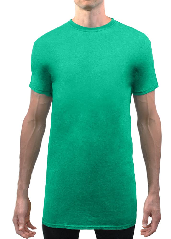 Extra Long Tall Men's T-Shirt - Soft Blend Comfort Fit for Casual Wear & Everyday Use