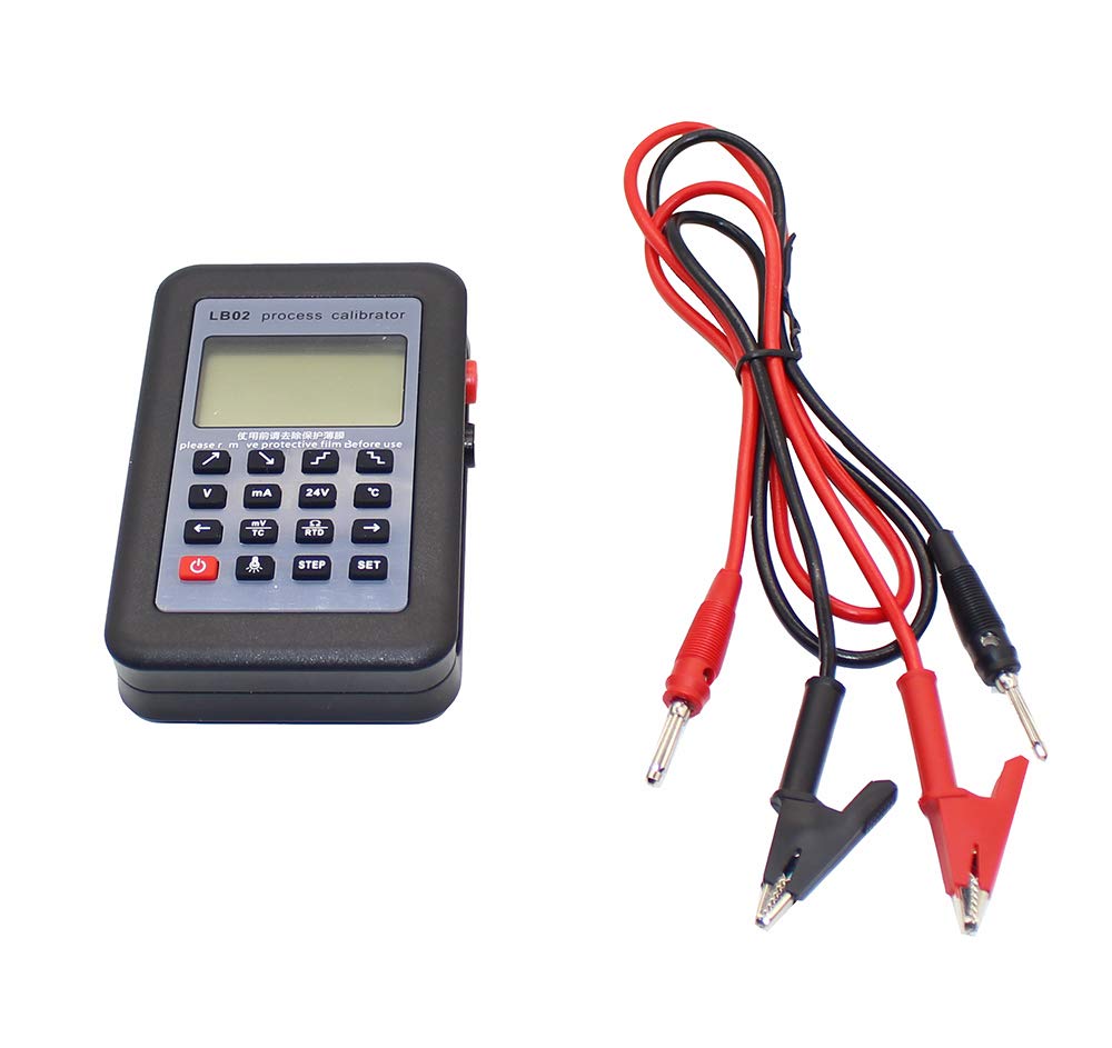 iDili LB02 4-20mA/0-10V/mV Process Calibrator with LCD Display - Resistance, Current, Voltage & Signal Generator (Upgraded from LB01) - Perfect for Industrial Automation, HVAC & Electrical Testing