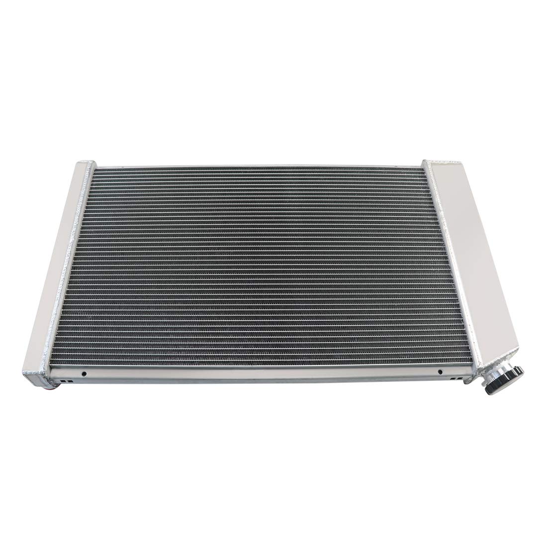 CoolingSky 62MM 4 Row Aluminum Radiator with Dual 12