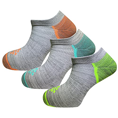Grey With Neon/Turquoise/Orange Accents