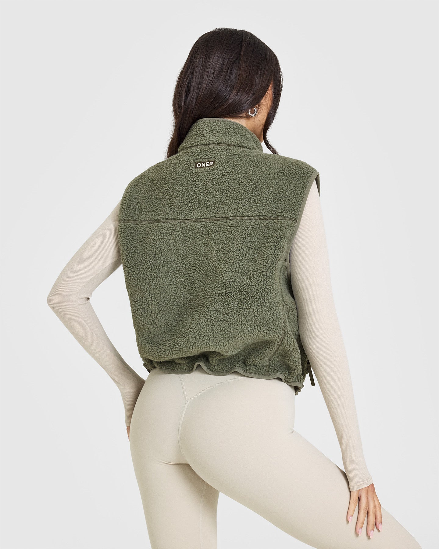 Alpine Green Fleece Gilet for Men & Women - Lightweight Warm Zip-Up Vest for Outdoor Hiking, Camping & Casual Wear