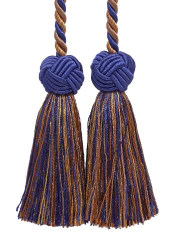 Navy Beige Blue #5817 (Navy Blue, Royal Blue, Golden Beige)