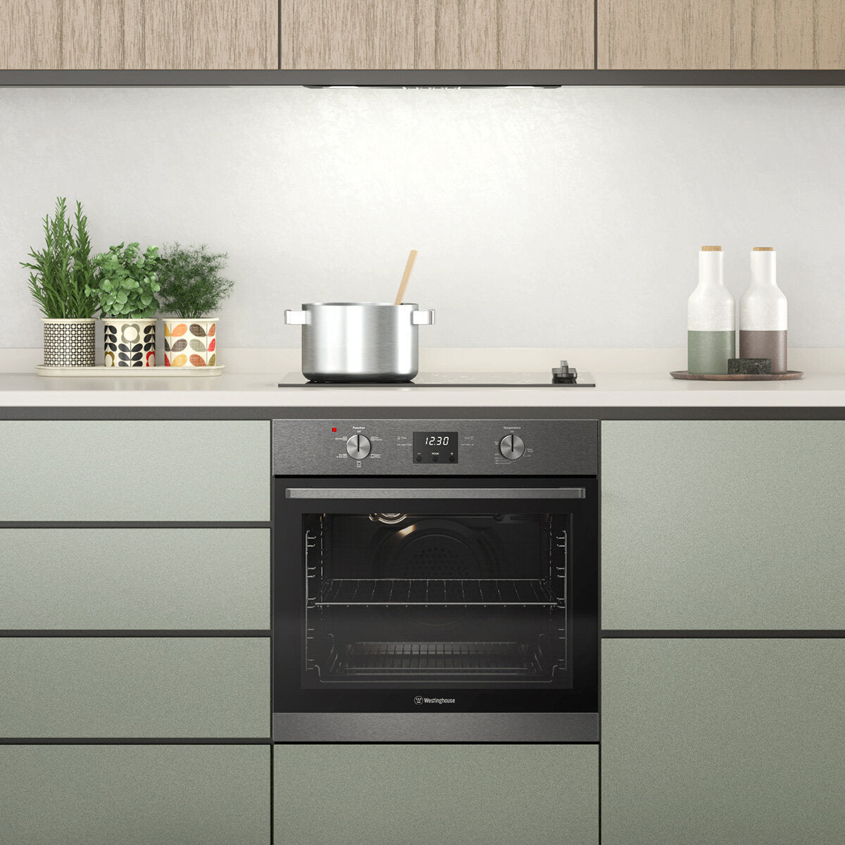 Westinghouse WHC642BC 60cm Ceramic Cooktop - 4 Burner Electric Stove Top for Modern Kitchen Cooking | Fast Heating, Easy Clean Glass Surface | Perfect for Boiling, Frying & Simmering