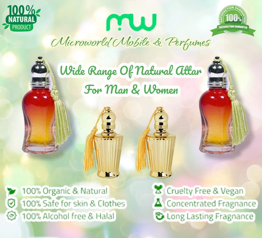 Premium MEENA ICE OUDH Perfume Oil (2-Pack) - Long-Lasting Arabian Fragrance for Men & Women, Perfect for Daily Wear, Special Occasions & Gift Giving
