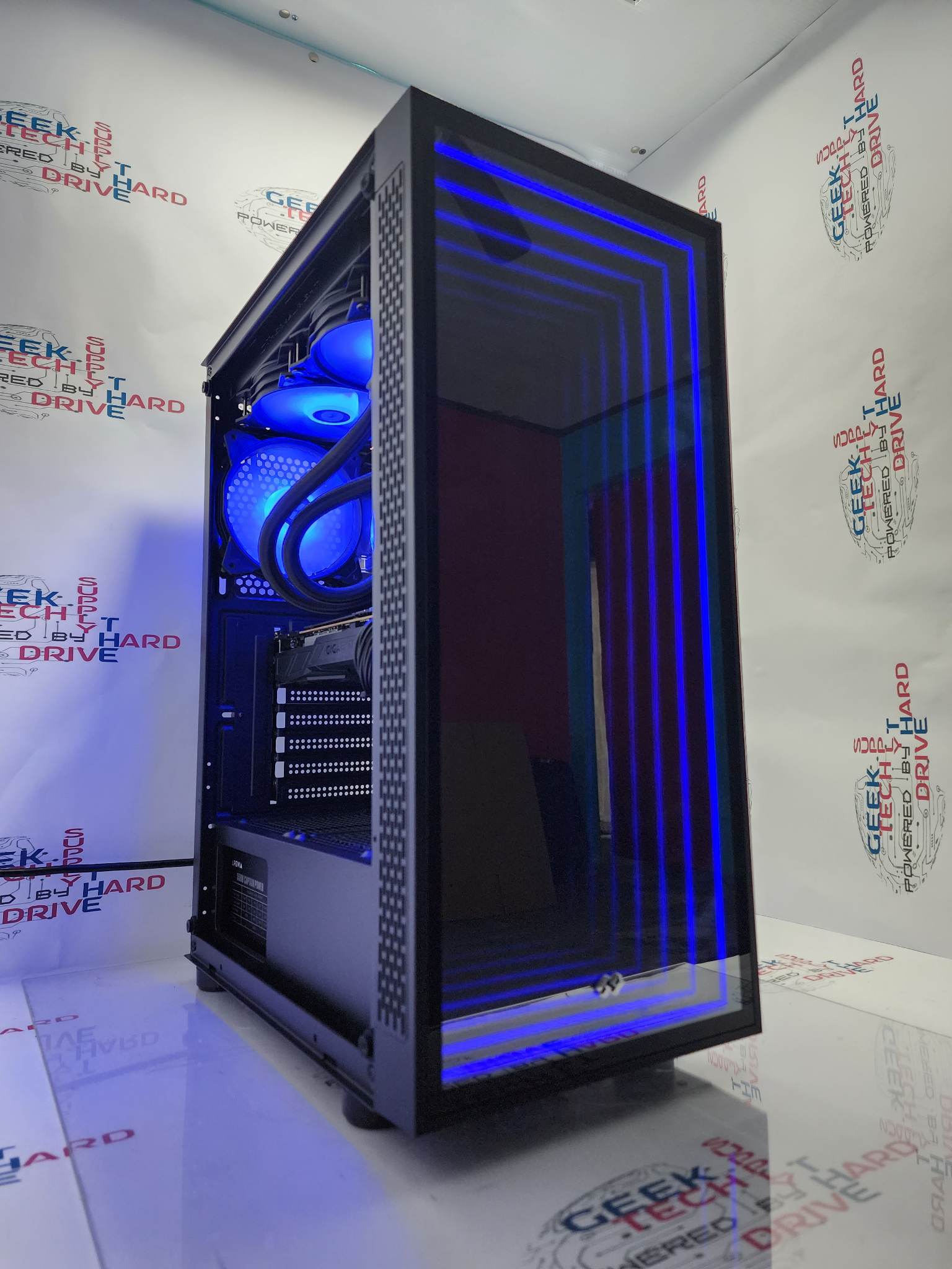 Pinnacle Gaming PC Desktop - Intel Core i5, NVIDIA RTX 3060 Ti, 1TB/2TB SSD, 16GB/32GB/64GB RAM, RGB Lighting, WiFi, Water Cooling (Black) - Ultimate Gaming & Streaming Setup for Esports & VR