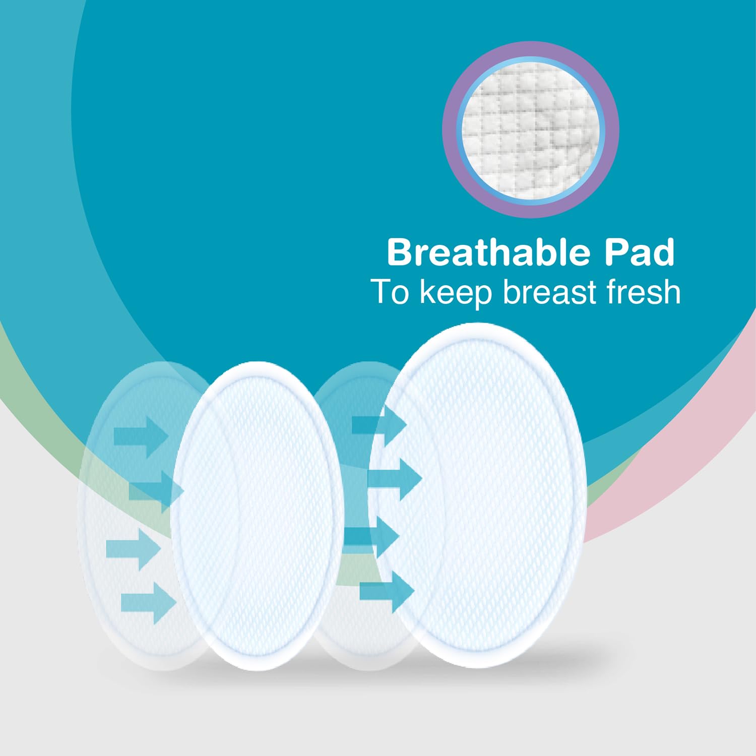 Vega Baby & Mom Ultra Thin Disposable Nursing Pads - 12 Pack | Leak Proof & Super Absorbent Breast Pads for Breastfeeding Moms | Soft & Breathable Design | Perfect for Day & Night Use | (VBBF3-05) | Ideal for Work, Travel & Everyday Comfort