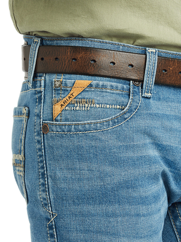 Ariat Men's M7 Slim Stretch Julian Straight Jean Hartwell - Comfortable Work & Casual Denim Pants for Riding, Outdoor Activities & Everyday Wear
