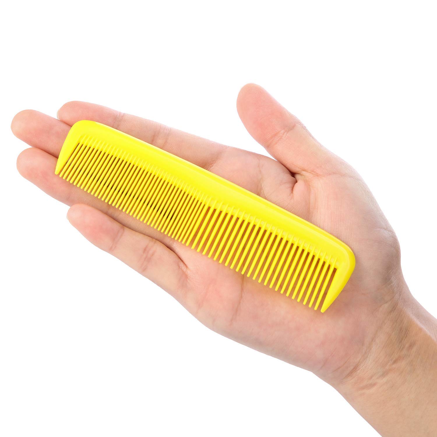Premium 6-Piece Colorful Hair Combs Set for Women & Men - Styling Comb for Coarse & Fine Hair - Perfect for Salon, Home & Travel Use