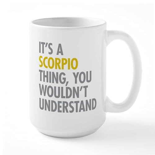 White - Scorpio Thing Large Mug