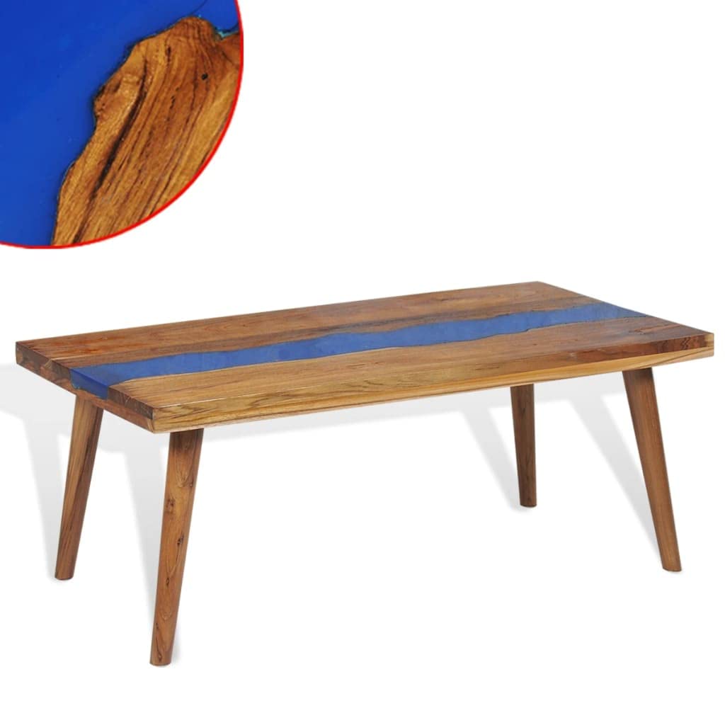 CHARMMA Teak Resin Coffee Table 39.4