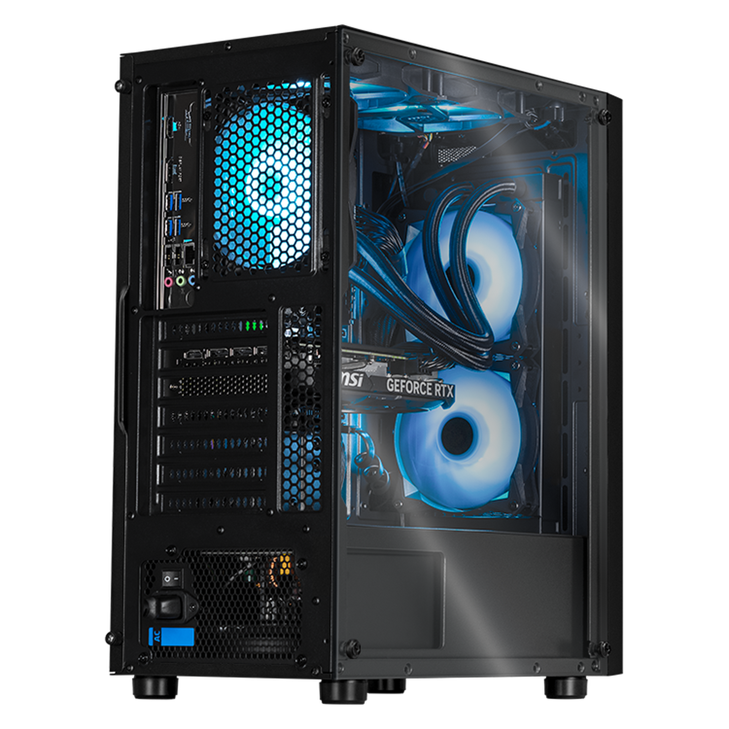 Xtreme PC Gaming Desktop - MSI GeForce RTX 4060 Ti, AMD Ryzen 7 5800X, 32GB RAM, 500GB SSD + 2TB HDD, Liquid Cooling, WiFi - Ultimate Gaming & Streaming Setup for Esports & 4K Gaming