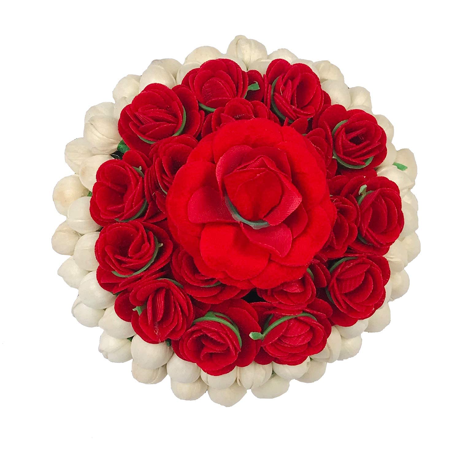 Maahal Flower Juda Gajra - Elegant Bun Hair Accessories for Women & Girls | Floral Hair Jewelry for Weddings, Parties & Special Occasions | Pack of 1