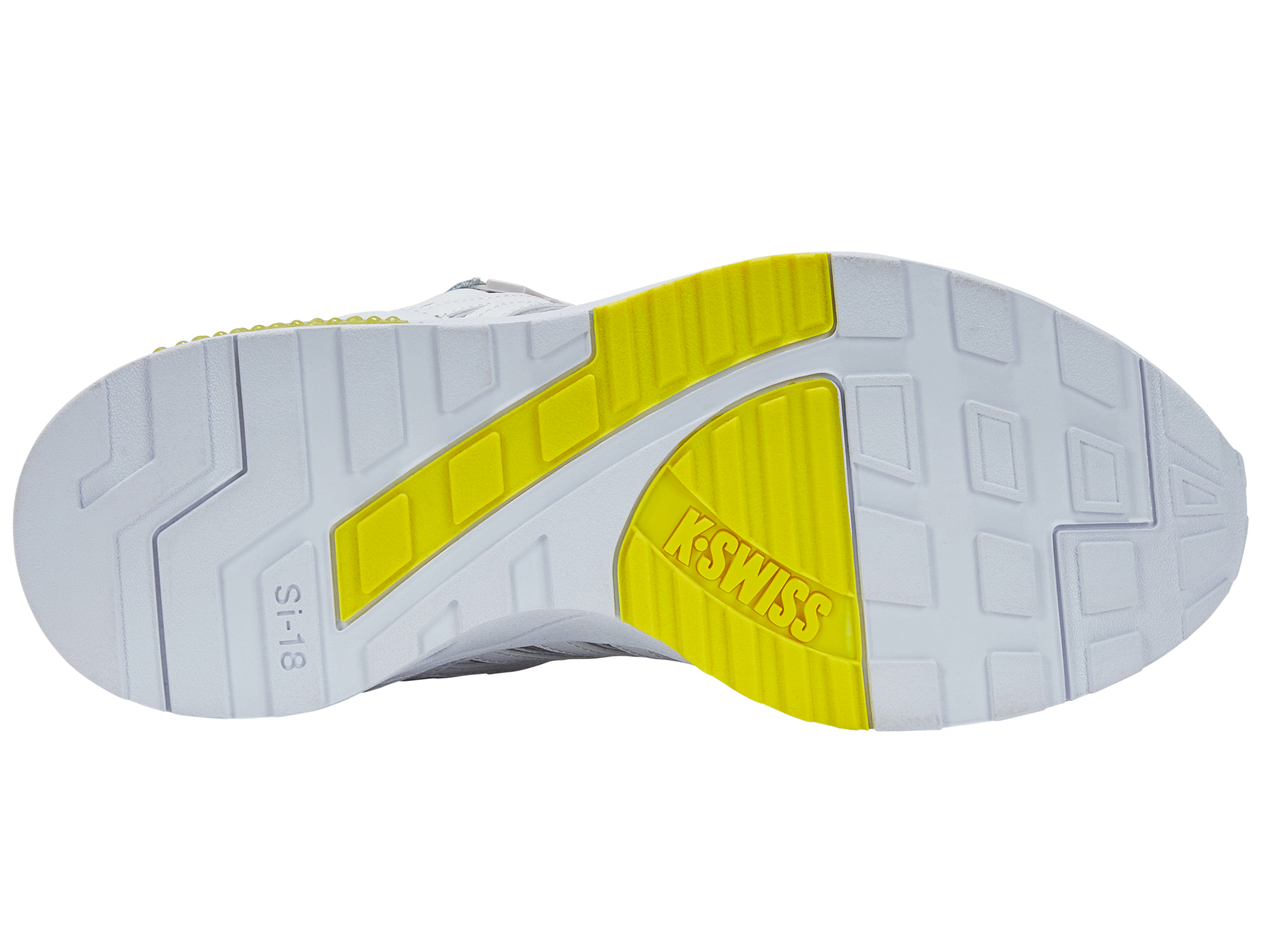 97920 193 M | SI 18 RANNELL | White/White/Sulfur - Stylish Running Shoes for Women, Perfect for Jogging, Gym Workouts & Outdoor Activities