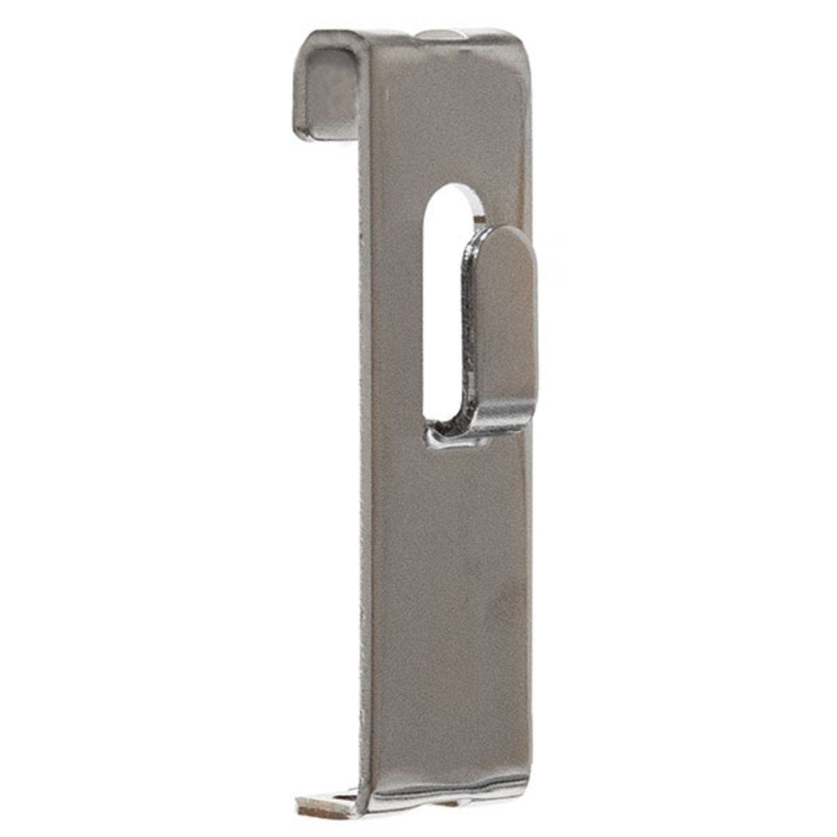 Chrome Gridwall Picture Hooks - 100 Pack for Retail Display & Photo Hanging - Perfect for Stores, Galleries, and Home Organization