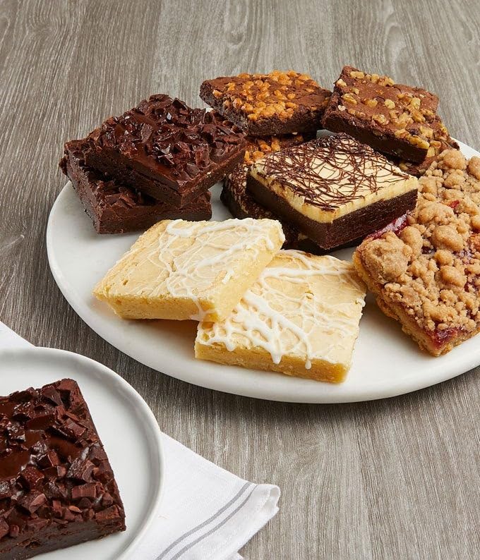 From You Flowers - Deluxe Brownie Gift Basket for Birthday, Anniversary, Get Well, Congratulations & Thank You | Gourmet Chocolate Treats for All Occasions | Perfect for Corporate Gifts, Housewarming & Holiday Presents