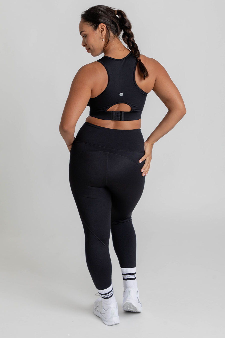 High Waist Training Pocket Move Leggings for Women - Black | Yoga, Running, Gym & Workout Activewear