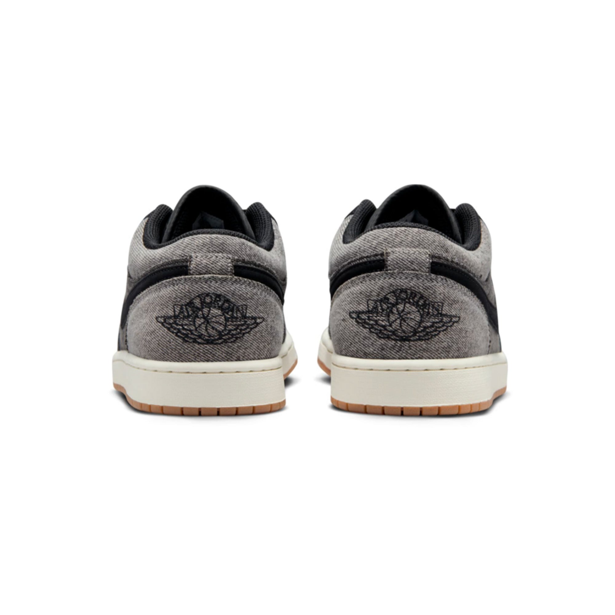 Air Jordan 1 Low SE 'Black Denim' Men's Basketball Shoes - Stylish Retro Sneakers for Casual Wear & Street Fashion