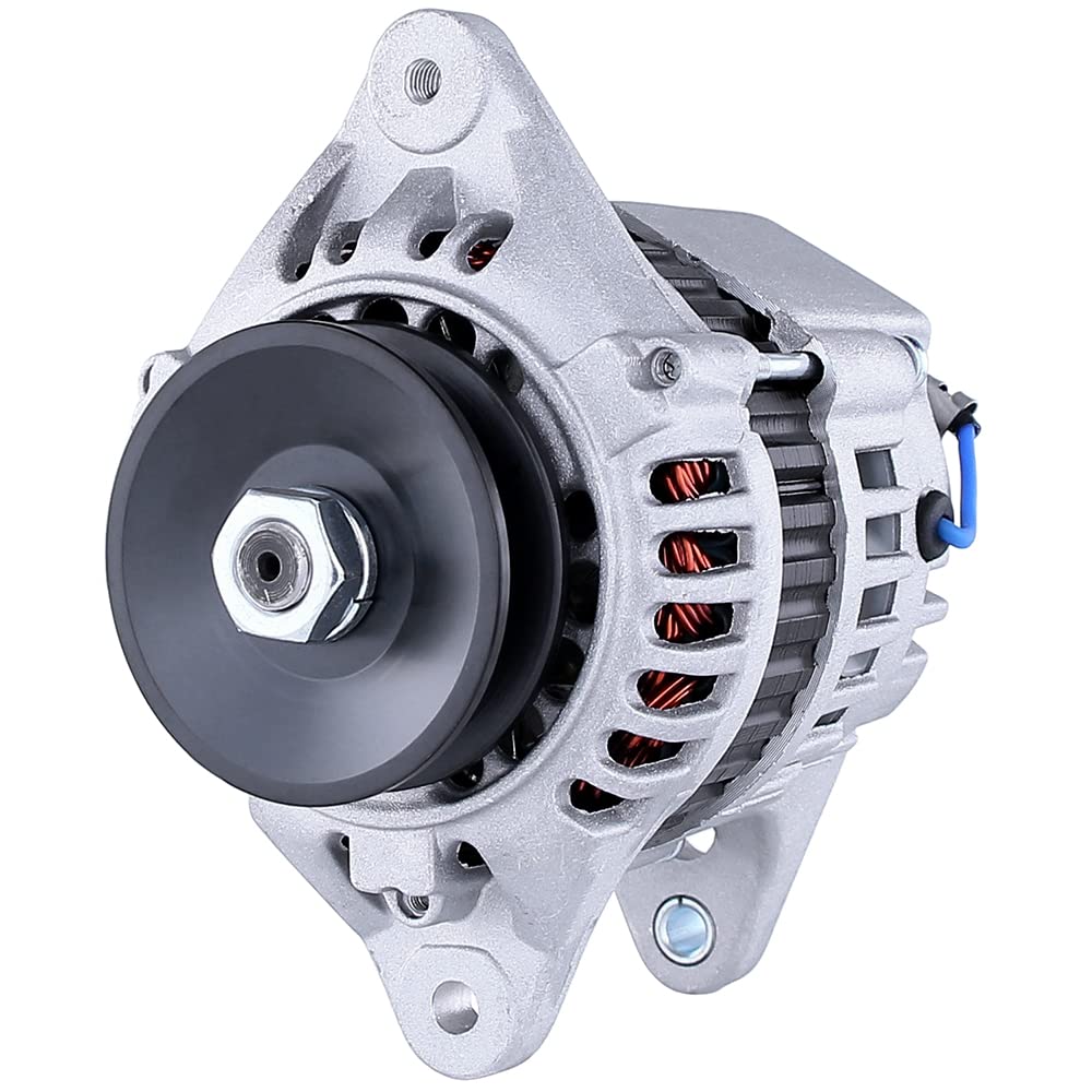 RAREELECTRICAL New Alternator for Samsung Excavator SE50-3 4TNE94 & Yanmar LR140-721C - Perfect Replacement Part for Construction Equipment & Heavy Machinery