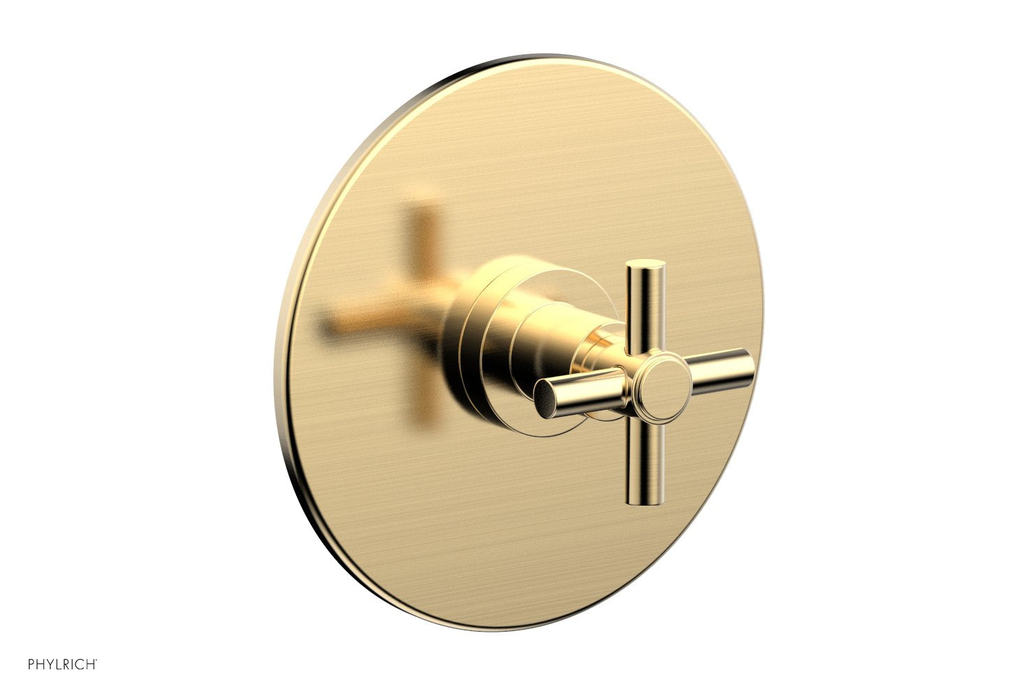 BASIC 1/2 Thermostatic Shower Trim with Tubular Cross Handle DTH134 - Perfect for Bathroom Renovation & Modern Shower Systems