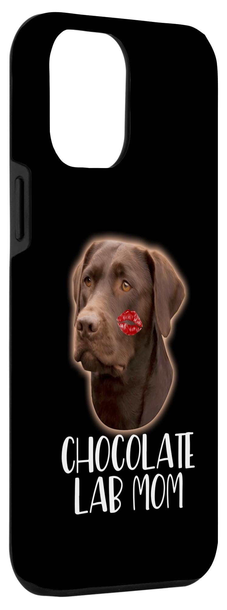 iPhone 12 Pro Max Case with Chocolate Labrador Design - Funny Dog Lover Phone Cover for Women, Perfect Gift for Pet Owners - Use at Home, Office or Outdoor Adventures