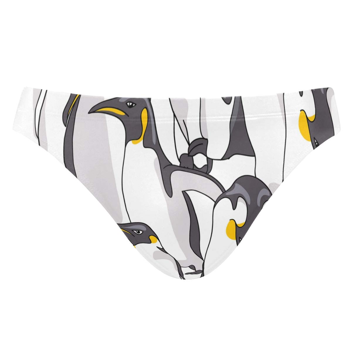 Stylish Men's Swim Briefs - Cute Penguin Print Bikini Swimwear for Men | Comfortable & Sexy Beachwear for Pool, Vacation & Summer Fun