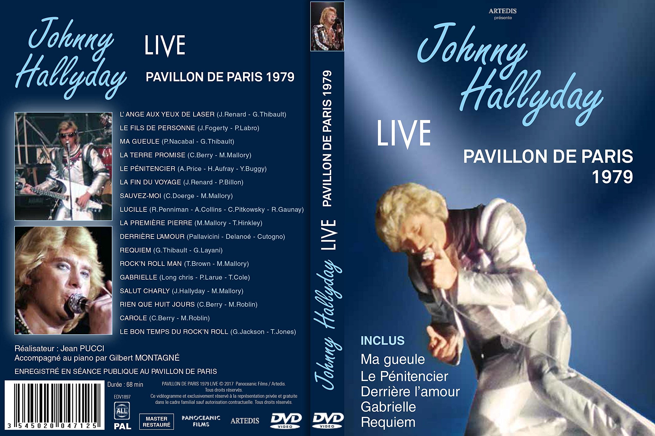 Johnny Hallyday Live at Pavillon de Paris 1979 - Vintage Concert DVD - Perfect for Music Collectors & French Rock Fans