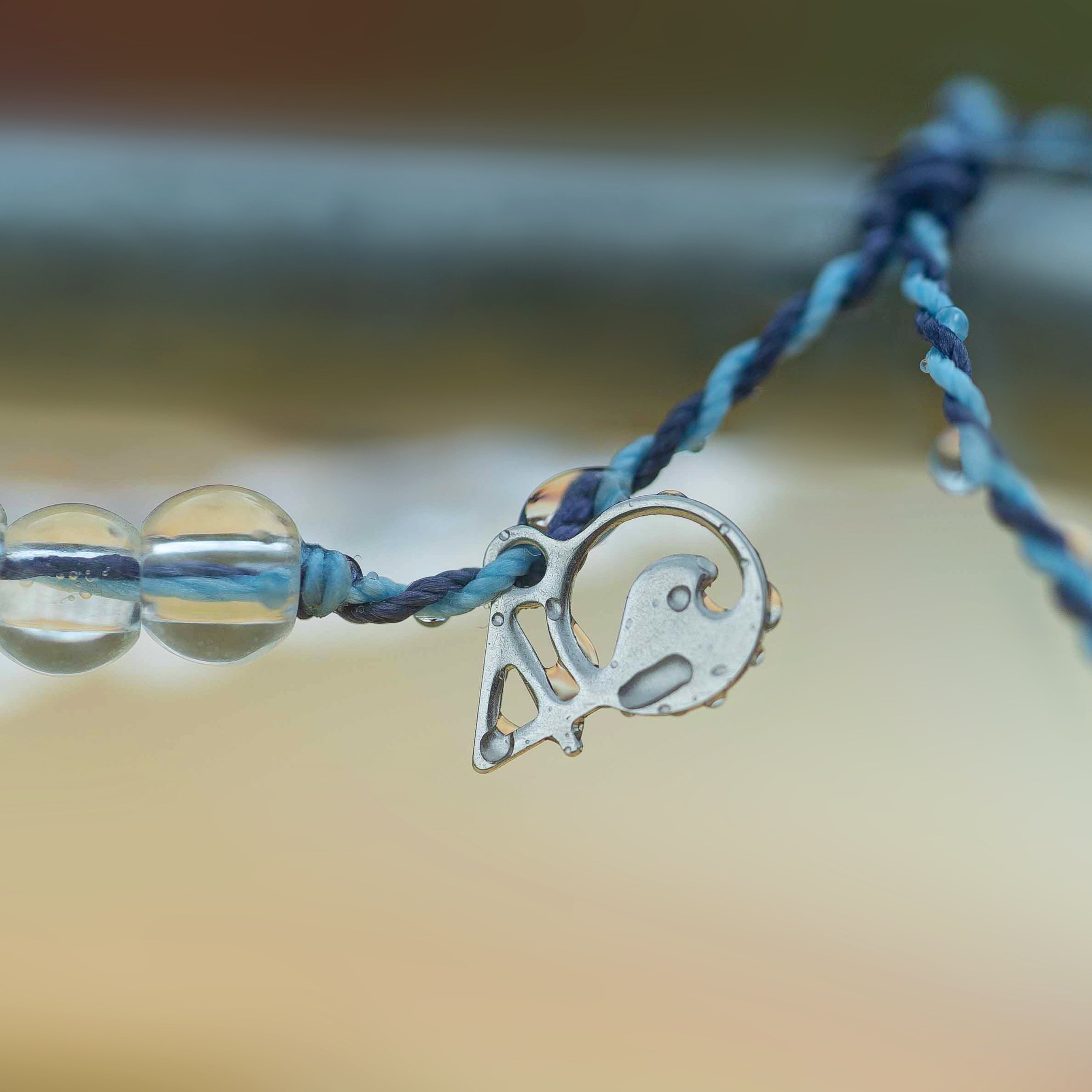4ocean Whale Beaded Bracelet - Eco-Friendly Ocean Conservation Jewelry for Men & Women | Perfect for Beach Lovers, Environmentalists & Gift Giving