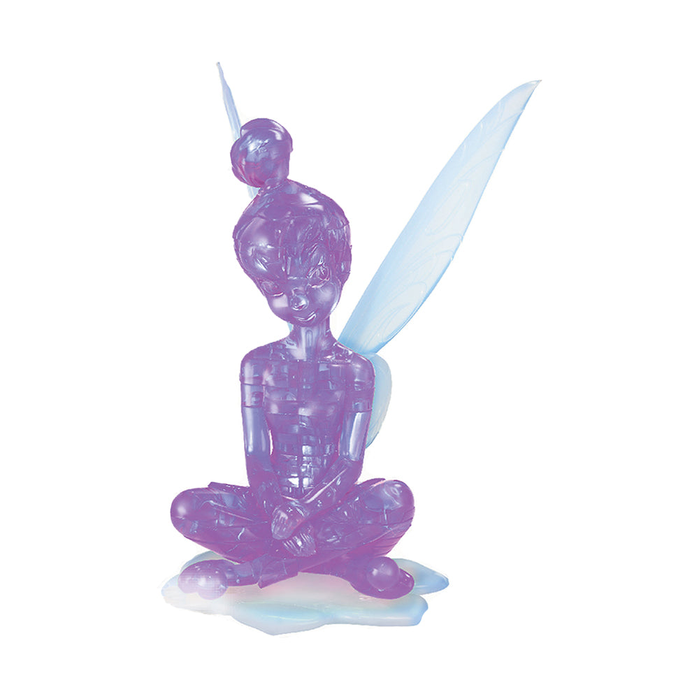 Disney Tinker Bell 3D Crystal Puzzle - 43 Piece Brain Teaser for Adults & Kids | Perfect for Family Game Night & Disney Fan Collectibles