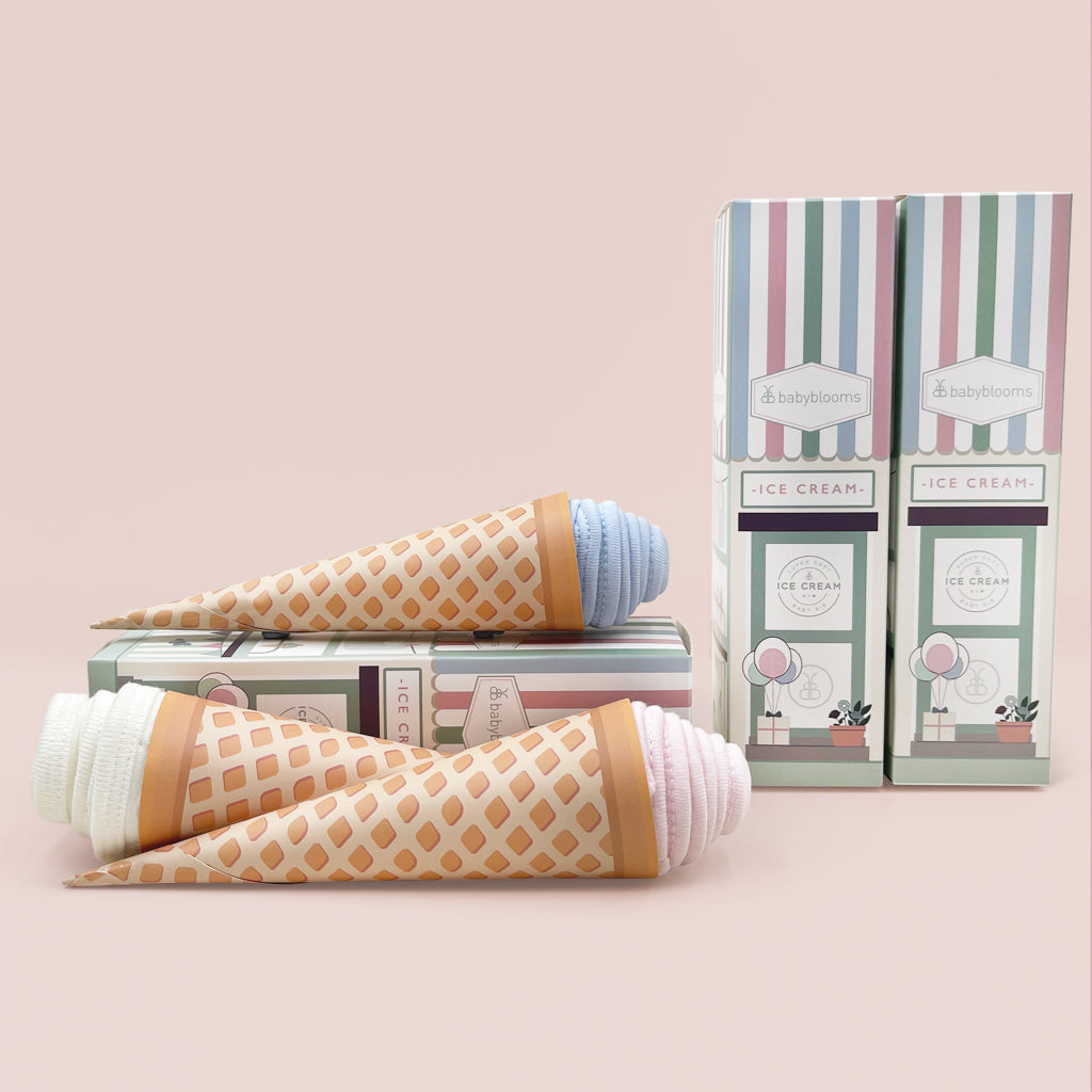 Premium Ice Cream Cone Bib - Soft & Absorbent for Mess-Free Eating - Perfect for Kids, Adults & Ice Cream Lovers