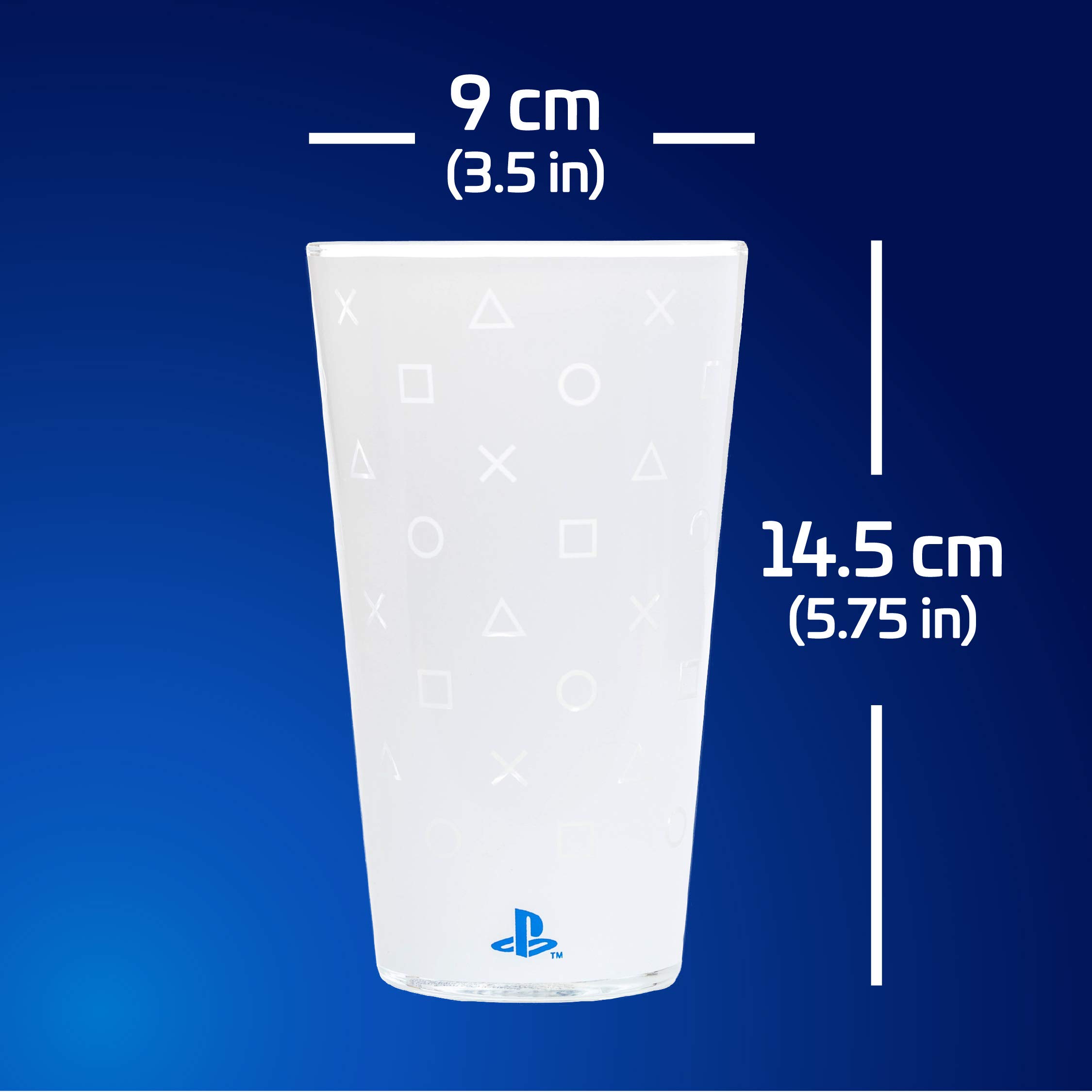 Official PS5 Tumbler - Insulated Stainless Steel White Gaming Cup for Cold Drinks, 400ml (13.5 fl oz) - Perfect Gift for PlayStation Gamers, Office Use & Gaming Sessions