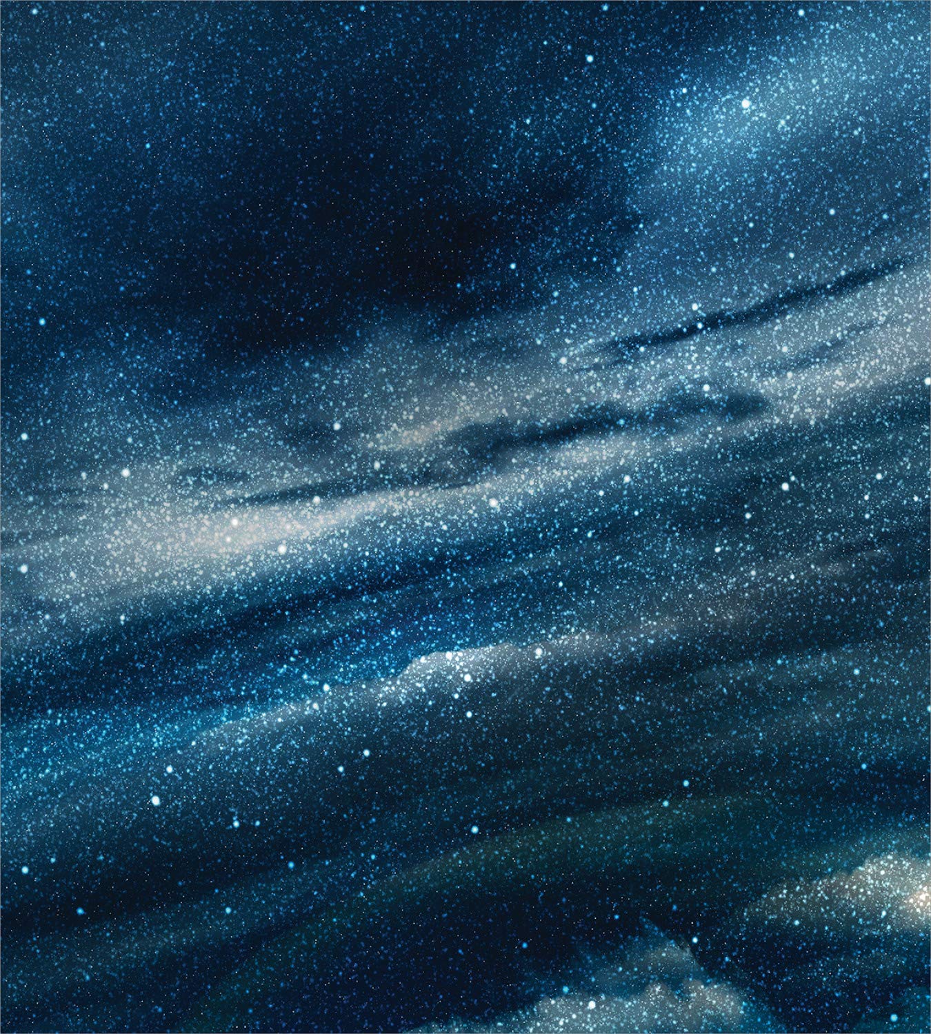 Lunarable Nebula Duvet Cover Set - Galaxy Print Bedding with Stars, Cosmos & Clusters | 3-Piece California King Set (Duvet + 2 Pillow Shams) in Deep Blue | Perfect for Astronomy Lovers & Space-Themed Bedrooms