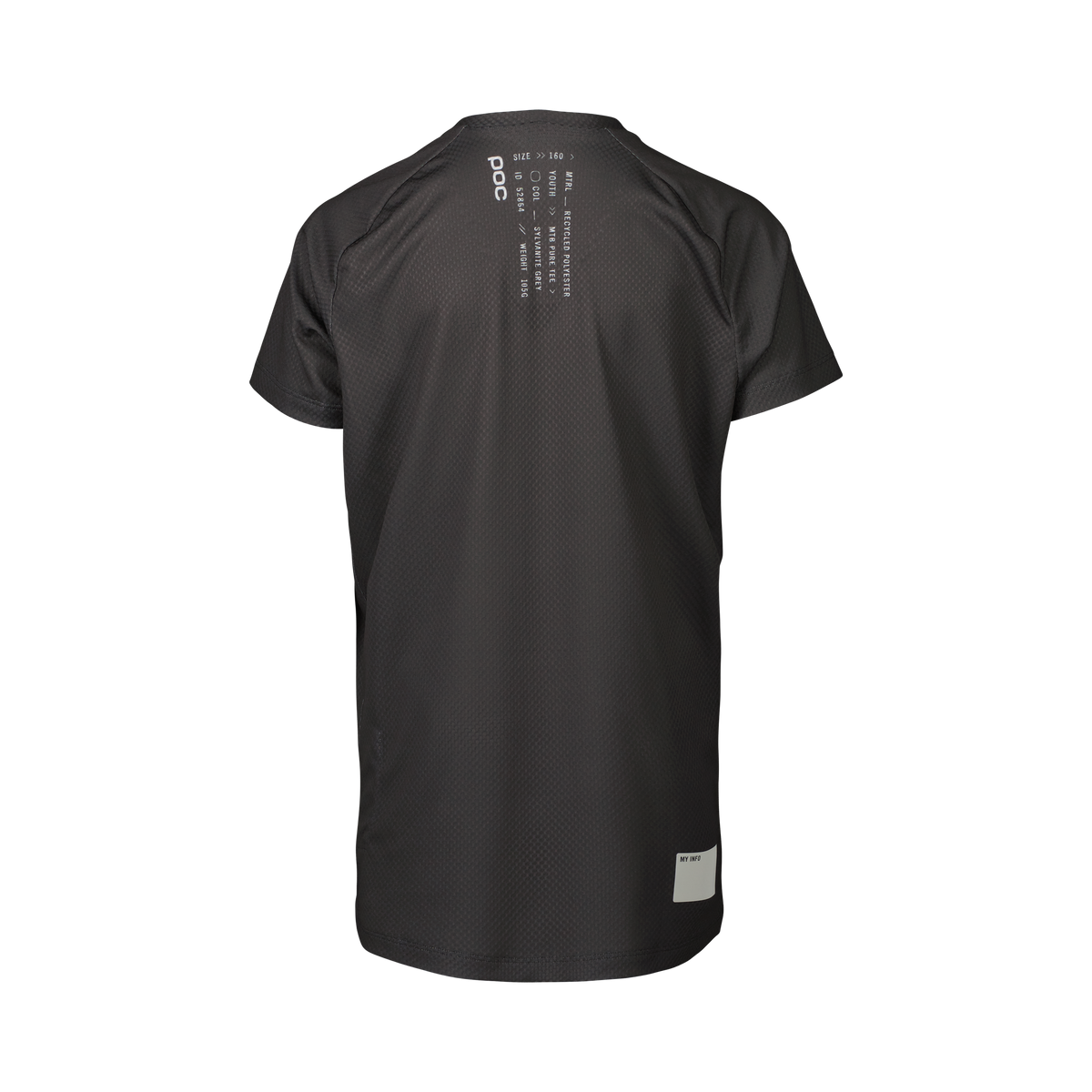 POC Junior Y's Essential MTB Tee 2024 - Kids Mountain Bike Shirt for Boys & Girls - Breathable & Durable Cycling Top for Trail Riding & Outdoor Adventures