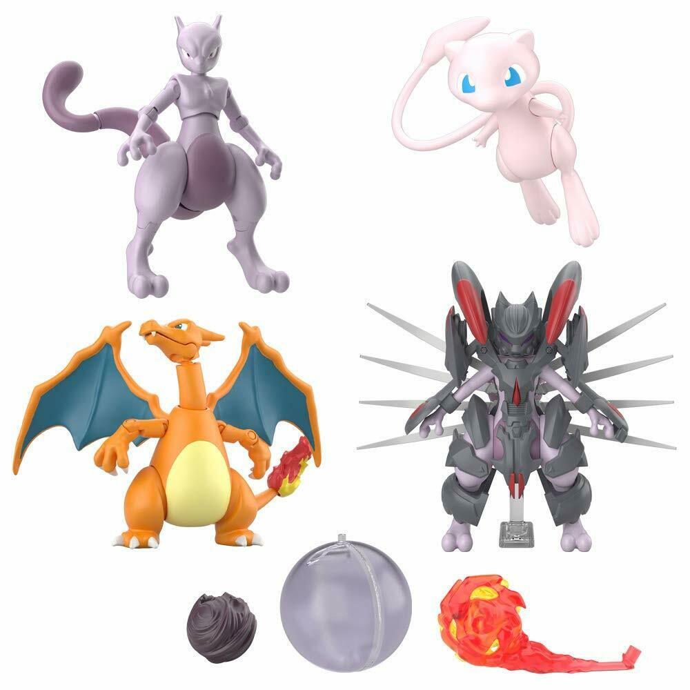 Bandai Shodo 3 Inch Pokemon Mewtwo Strikes Back Action Figure - Perfect for Collectors, Display & Anime Battles