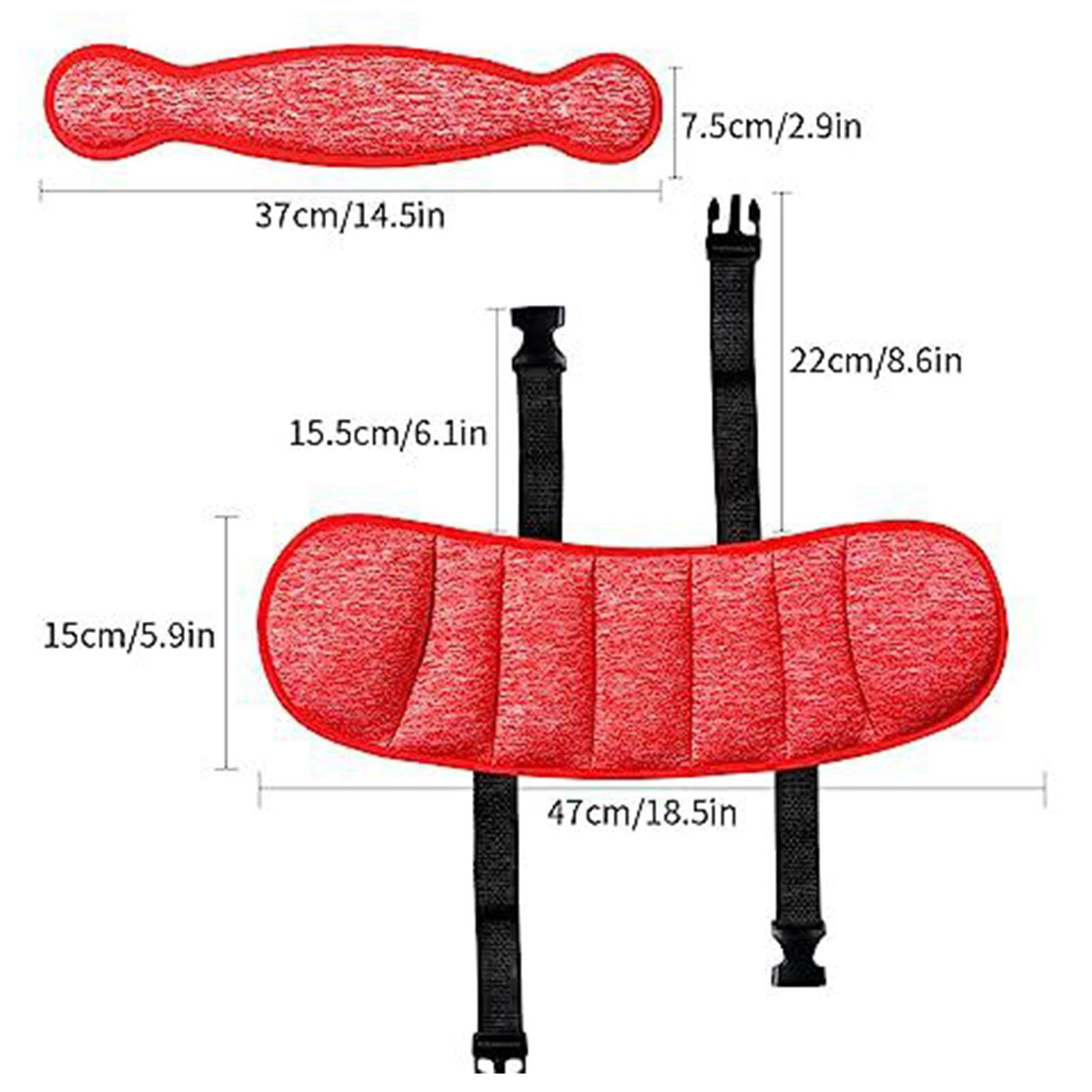 Car Headrest Pillow for Neck Support - Adjustable Safety Seat Strap for Pain Relief & Comfort - Perfect for Long Drives, Travel, and Baby Strollers