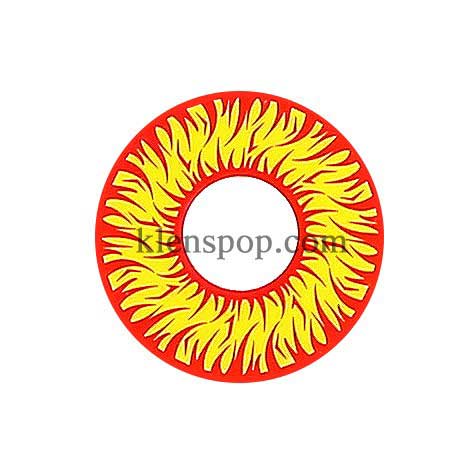 SF 01 Red & Yellow Wireless Bluetooth Earbuds - Noise Cancelling Headphones for Running, Gym, Workout & Travel | Sweatproof & Long Battery Life