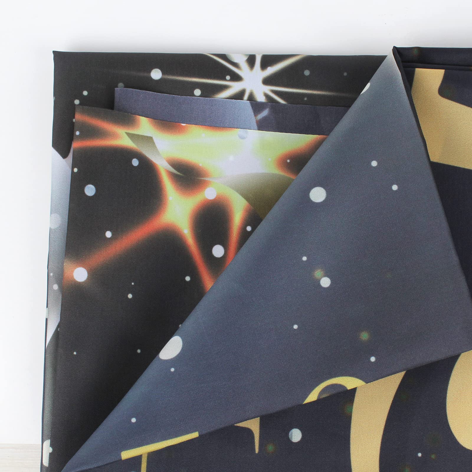 Happy 26th Birthday Glitter Banner Backdrop - 6x4ft Black Gold Shining Party Decor for Women & Men | Perfect for Birthday Celebrations, Photo Booths & Anniversary Parties