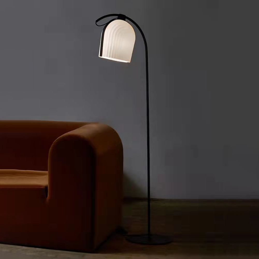 Modern Arc Floor Lamp for Living Room - Adjustable LED Standing Light with Remote Control, Perfect for Reading, Lounge & Bedroom Decor