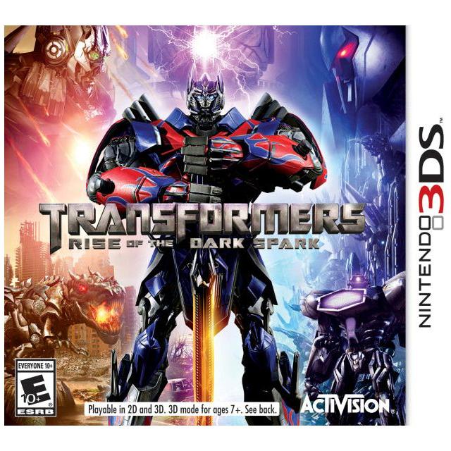 Transformers Rise of the Dark Spark 3DS Game - Nintendo 3DS Video Game with Case - Action Adventure Game for Kids & Adults - Perfect for Home Entertainment & Travel Gaming