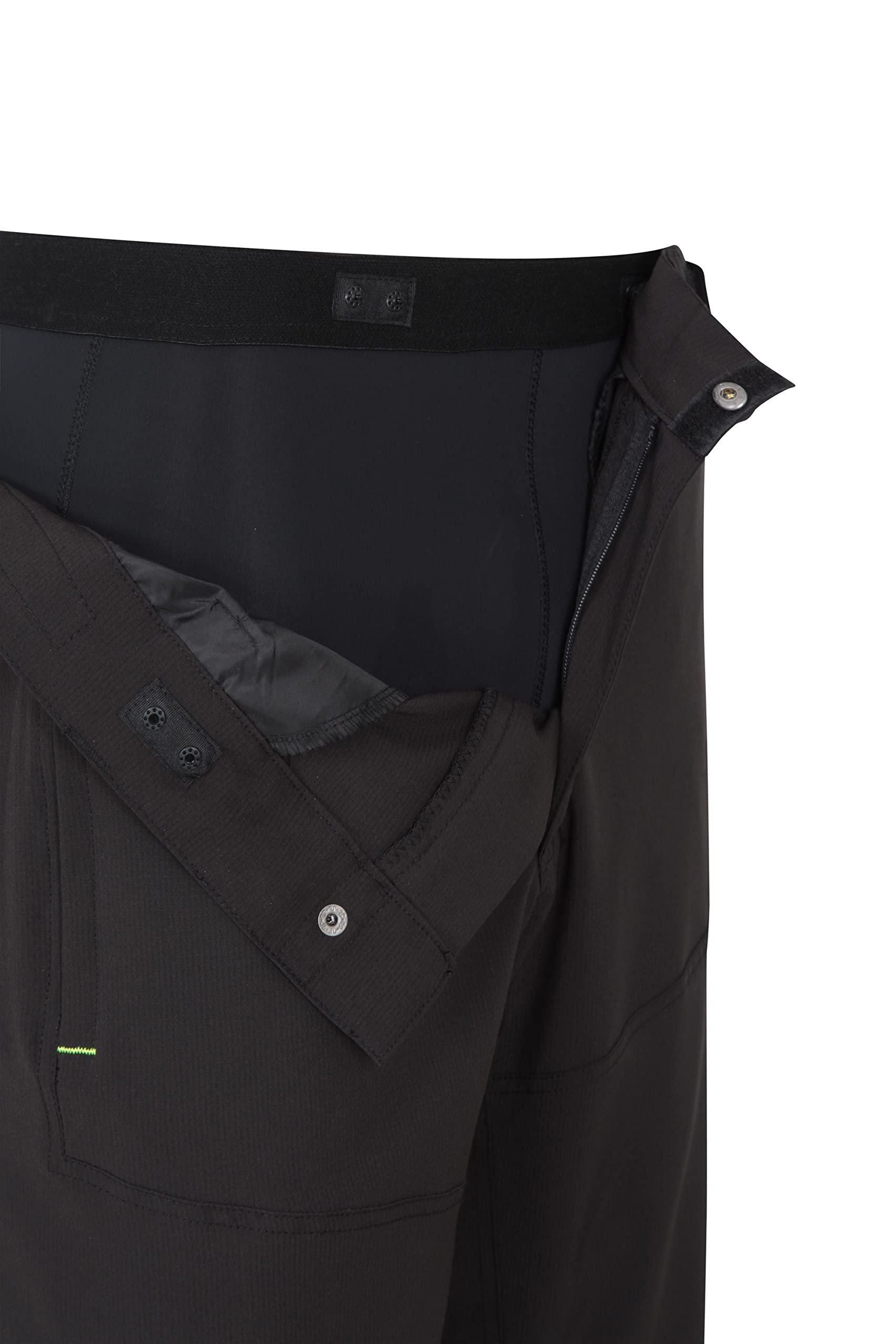 Mountain Warehouse Men's 2-in-1 Bike Shorts - Cycling & Running Comfort for Outdoor Adventures