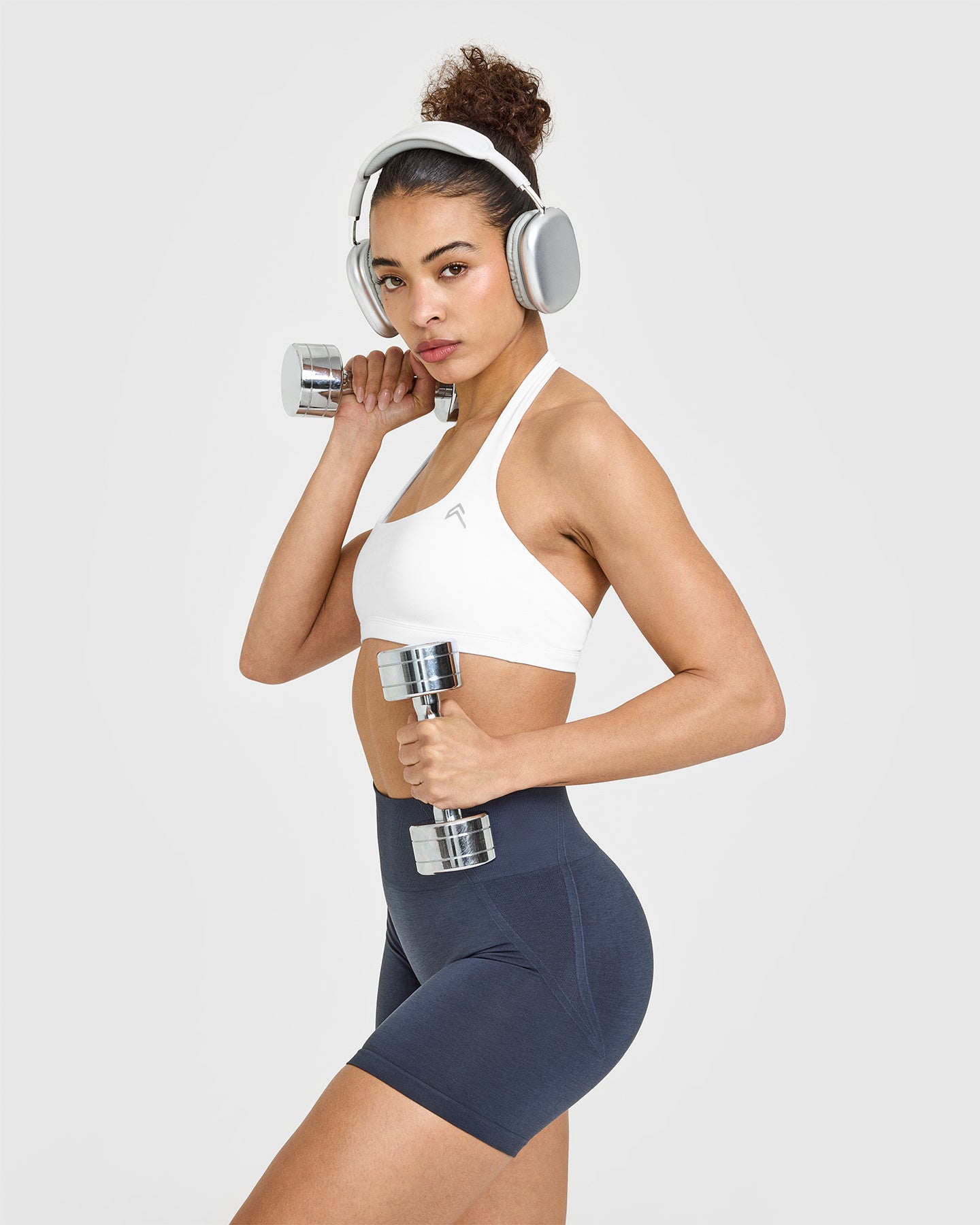 Effortless Seamless Shorts for Women - True Blue Comfort Stretch Workout Yoga Running Lounge Wear - Perfect for Gym, Travel & Everyday Casual Outfits