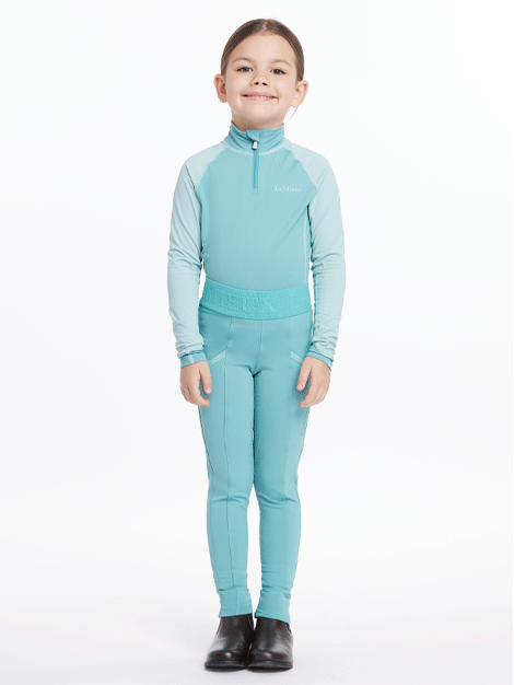 Le Mieux Mini Pull On Riding Tights - Breathable Equestrian Breeches for Women - Perfect for Horseback Riding, Training & Show Jumping